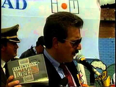 Inauguración de la Troncal de la Caracas en Bogotá -20 de mayo de 1990- I