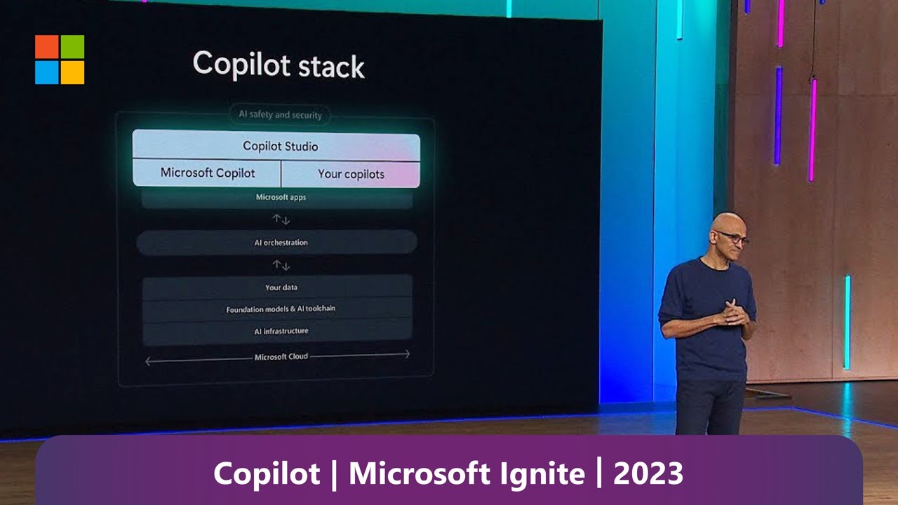 Read more about the article Microsoft Copilot: Satya Nadella at Microsoft Ignite 2023 – Microsoft