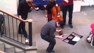 A quartet playing at Covent Garden