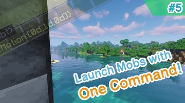 Minecraft Command Creation EP 5 - Launching with Motion! | ItsPungpond98