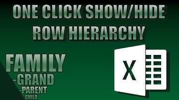 One click show/hide row hierarchy; Part 1
