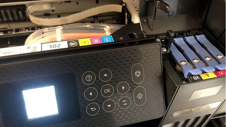 Epson Ecotank 2850 Printer How-to Reset Ink Levels After Refilling