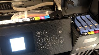 Epson Ecotank 2850 Printer How-to Reset Ink Levels After Refilling