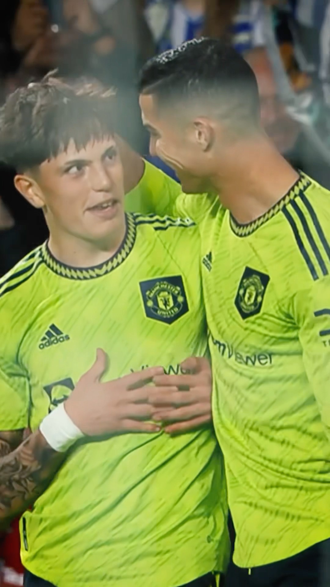Ronaldo Assists Garnacho’s First Goal! ?