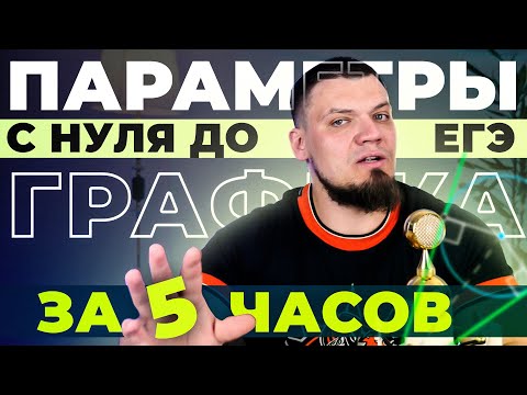 5-часовой стрим по ПАРАМЕТРАМ. Вся ГРАФИКА для №18 с нуля и до уровня ЕГЭ 2024