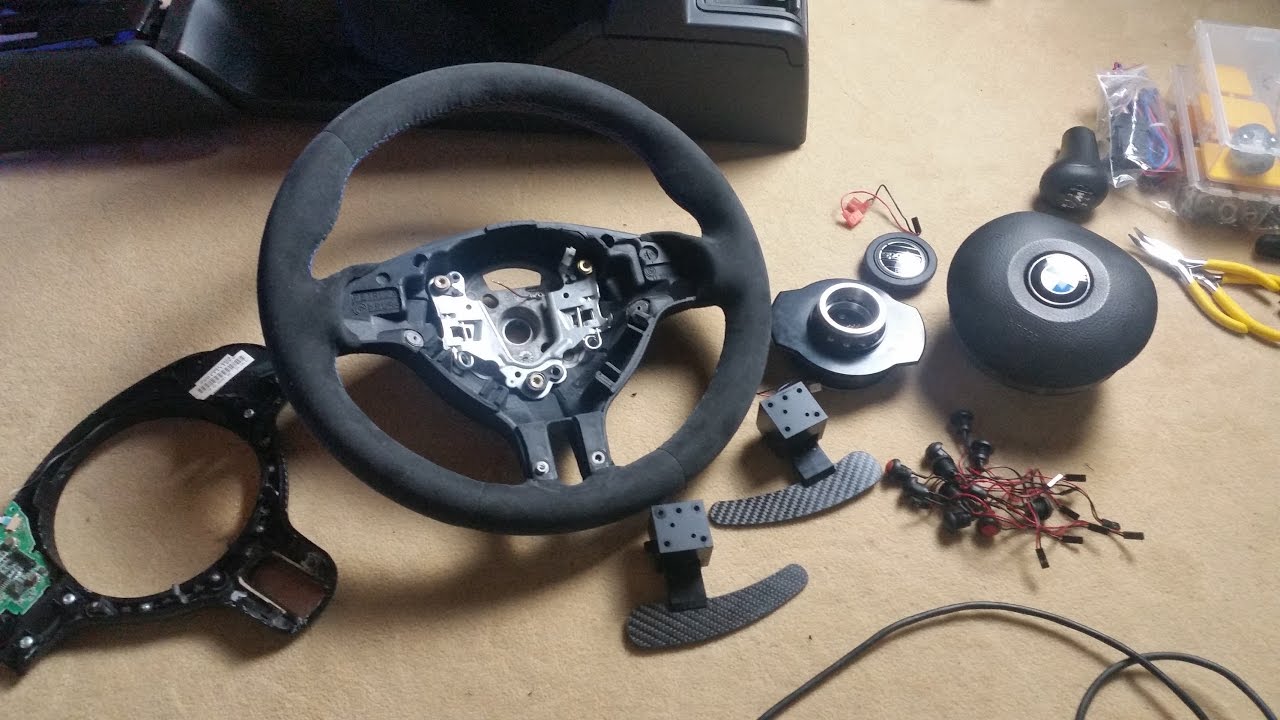 Simrig Mega Build Phase 1: Progress on the wheel :) buttkicker canada