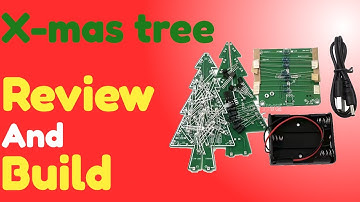 Christmas Tree LED Kit Review & Assembly Tutorial | DIY Electronics Build Guide