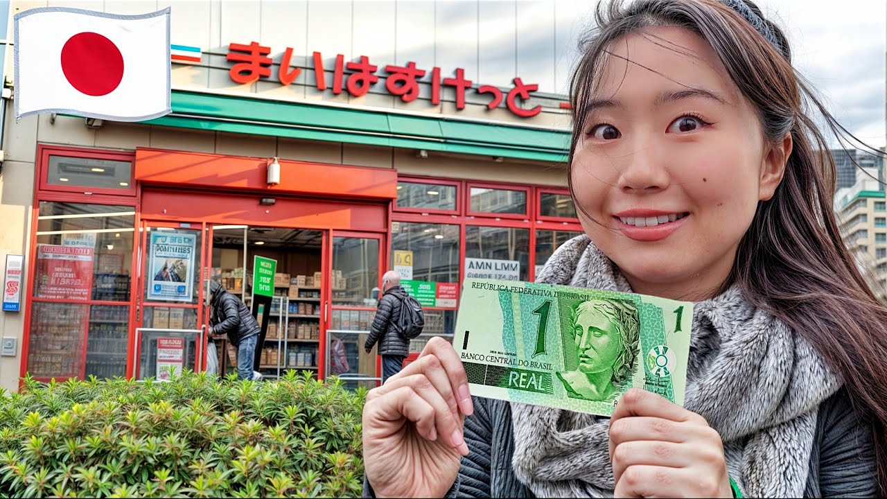 O QUE DÁ PARA COMPRAR COM 1 REAL NO JAPÃO? O RESULTADO FOI SURPREENDENTE!