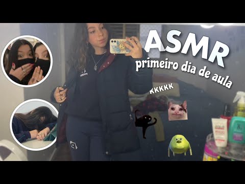 ASMR - PRIMEIRO DIA DE AULA… de novo😃🔫