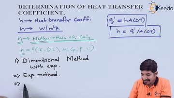 Determination of Heat Transfer Coefficient  - Convection Heat Transfer - Heat Transfer