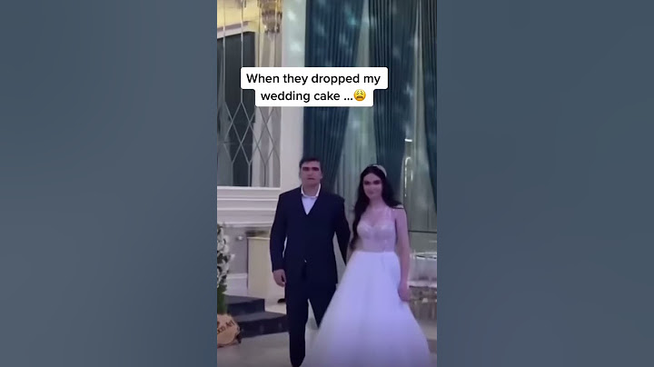 they dropped my wedding cake