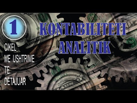 Kontabiliteti Analitik. Amortizimi dhe shitja e mjeteve kryesore.