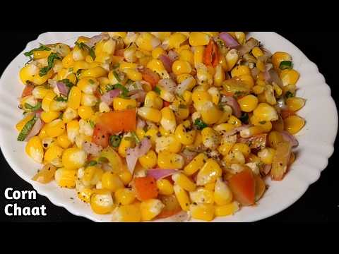 Masala Corn Chaat Recipe | Sweet Corn Chaat | Easy Evening Snack | Street Style Corn Chaat