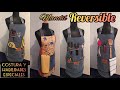 CÓMO HACER TU MANDIL REVERSIBLE CON PANTALÓN DE MEZCLILLA!!