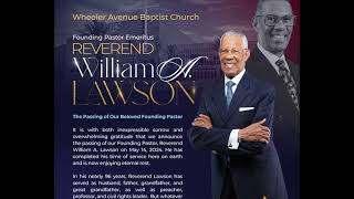 Mayor Whitmire honors Rev. William Lawson with a moment of silence