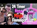 24 Timer på Rosa Mega-Flamingo (i vannet)