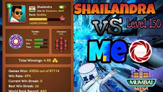 Shailandra Vs Me | Level 150 vs Me 😱 | Mumbai Arena Gameplay | Carrom Pool 😘 screenshot 4