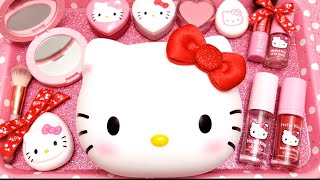 Hello Kitty Glow ASMR Skincare & Makeup for a Relaxing Transformation ✨