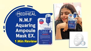 Mediheal N.M.F Aquaring Ampoule Mask EX. Review | Maccaron 1 Min Review screenshot 2