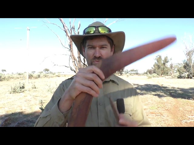 MAKE A HUNTING BOOMERANG - Ep. #7 class=