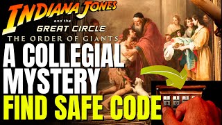 A Collegial Mystery - Find Safe Code - Alessandros Letter Indiana Jones And The Great Circle