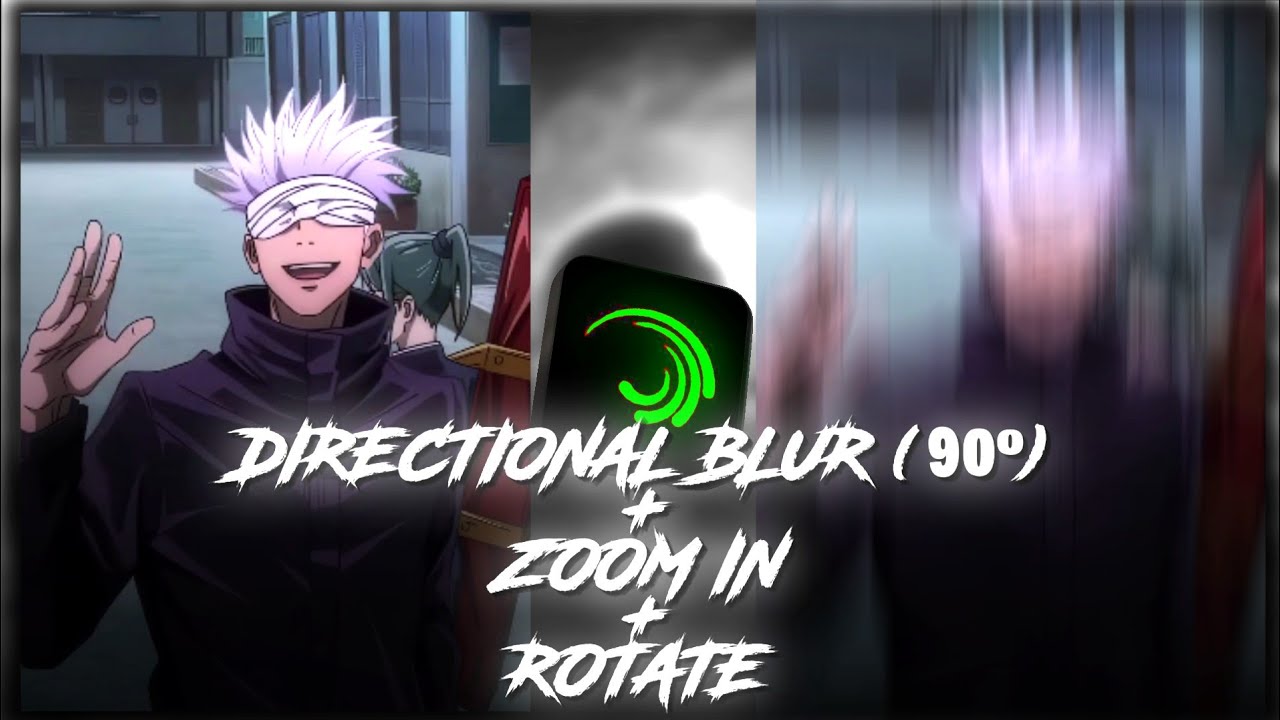 DIRECTIONAL BLUR + ZOOM IN + ROTATE SHAKE TUTORIAL 🗿 || ALIGHT MOTION || ArcxTuto