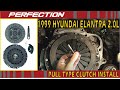Pull Type Clutch Installation - 1999 Hyundai Elantra 2.0L