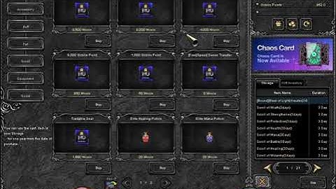 [GMO] Global Mu Online - Webzen - Bug in 10K GP Mysterious Box 2022 december - Only Bad Prizes