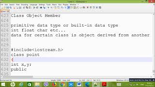 class Object Member 1