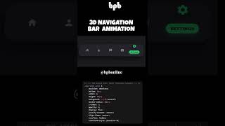 Advanced CSS Tutorial: 3D Rotate-on-Click Navigation Bar ✨