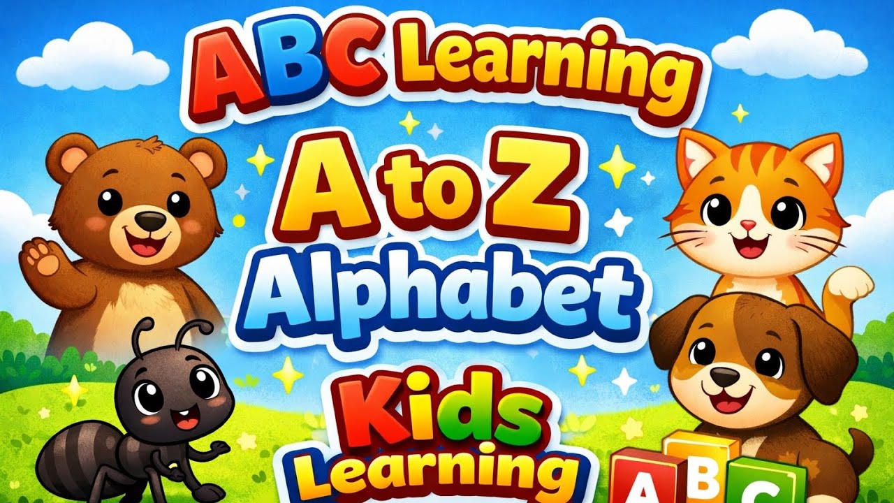 ABC Alphabet for Kids | A to Z Learning Video for Toddlers - YouTube