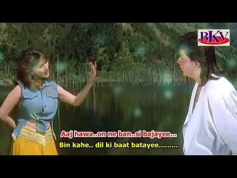 Tanhai Tanhai   KARAOKE   Koyla 1997   Shah Rukh Khan  Madhuri Dixit