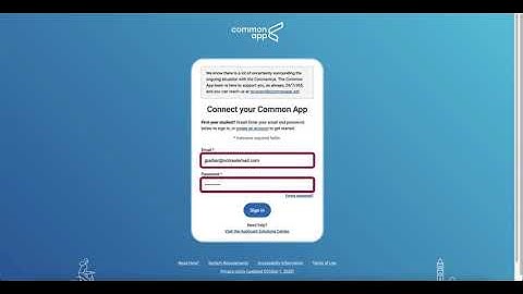 How to: Common App Account Matching