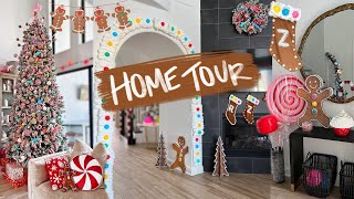 Christmas Home Tour   Gingerbread House Decor!