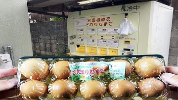 Egg Vending Machine in Japan