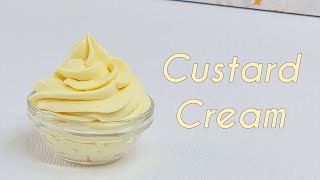 Custard Whipped Cream Frosting Recipe ||Vanilla Crème Diplomate|| Custard Cream Without Gelatine