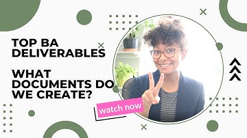 What Documents do Business Analysts Create?