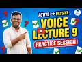 Voice Change Exercise Solve | Part 9 | English Grammar Tutorial