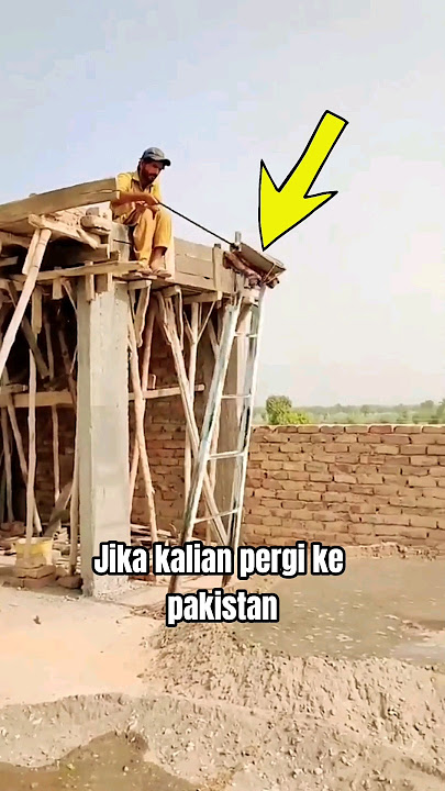 TUKANG BANGUNAN YANG TIDAK BIASA 😱