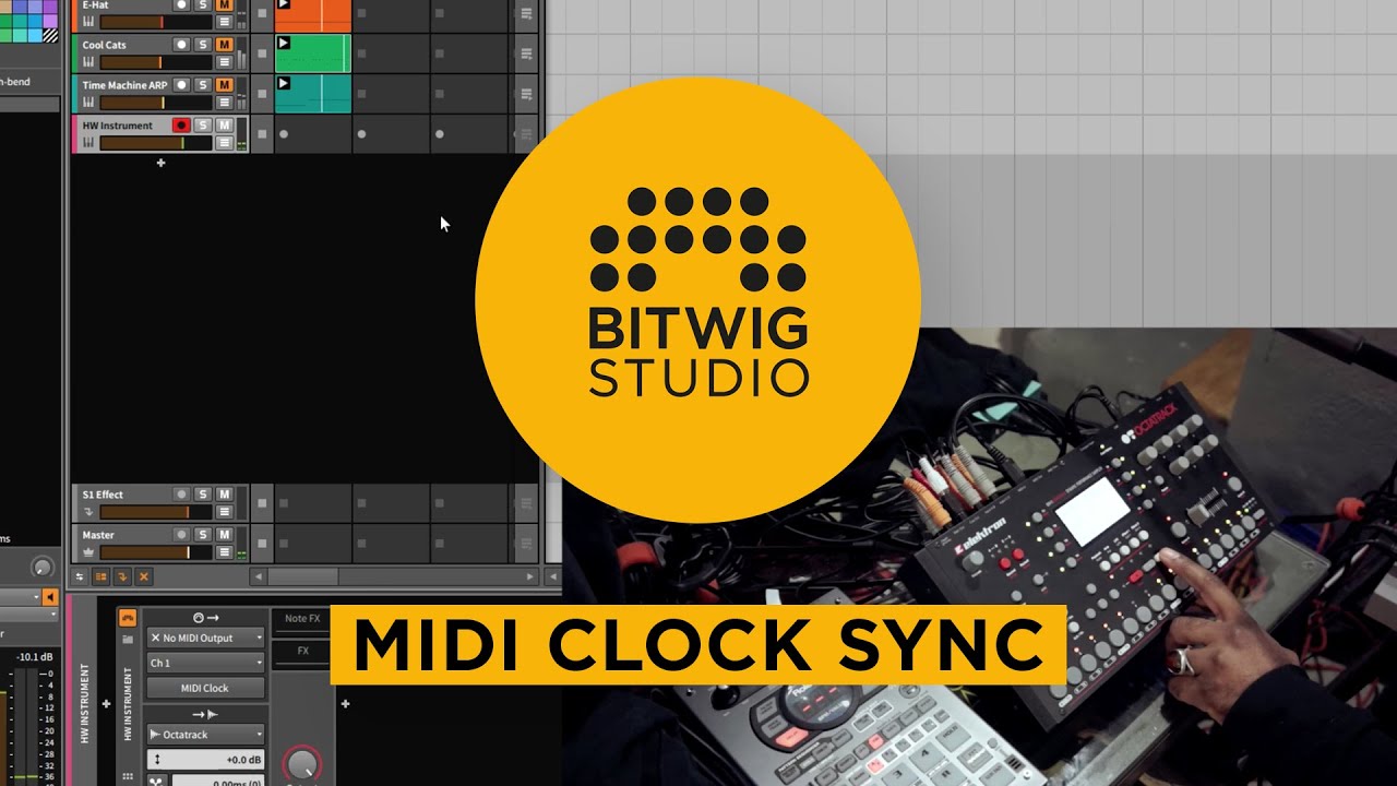 MIDI Clock Sync [Bitwig Studio] YouTube