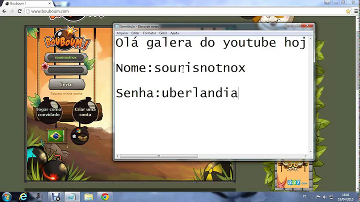 Doando conta no Bouboum 2015