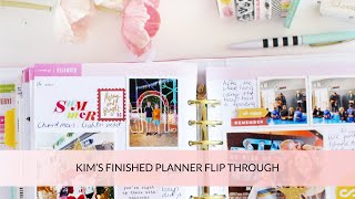 FINISHED PLANNER FLIP THROUGH BY KIM JEFFRESS