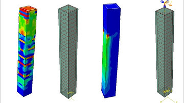 Rc column | two steps axial loading and |cyclic lateral loading using #abaqus