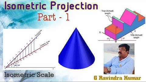 Isometric Projection || Part-1|| by G Ravindra Kumar