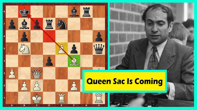 Mikhail Tal's Audacious Queen Sacrifice - Tal vs. Hecht, 1962