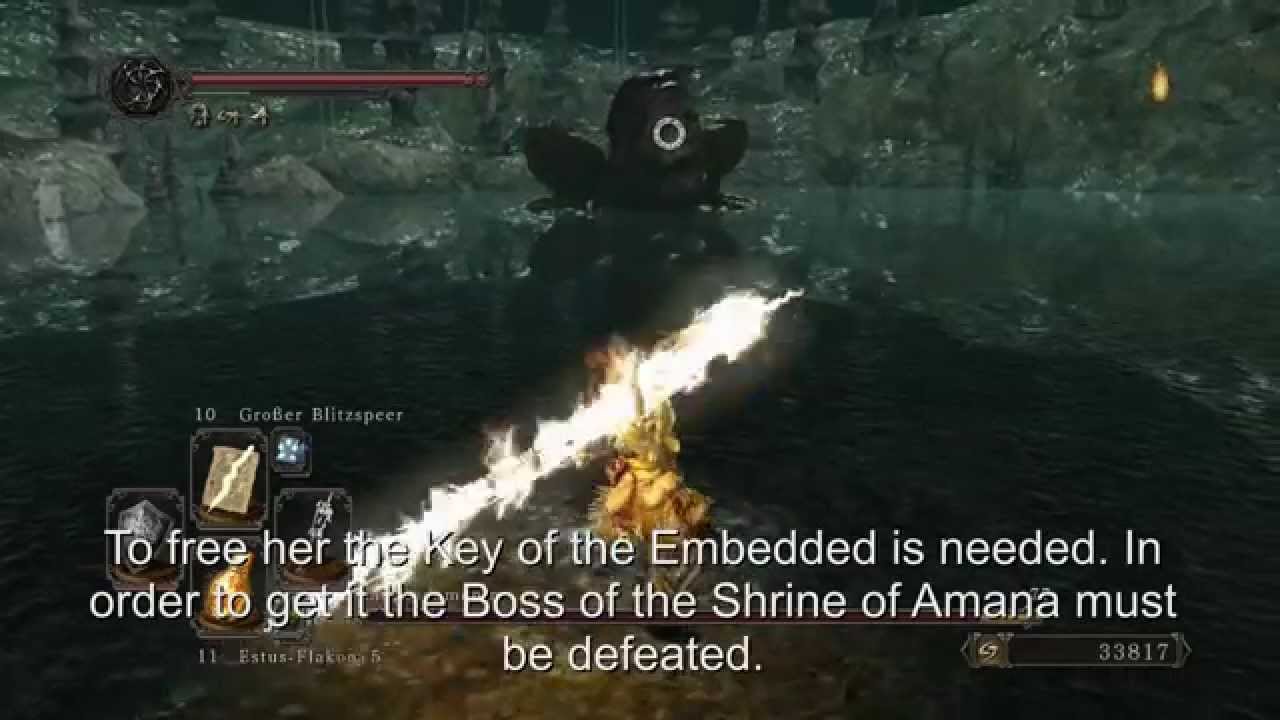 Dark Souls 2 Ring Of The Death And The Embedded Key Youtube