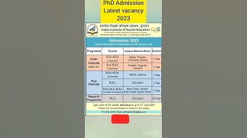 GOOD NEWS 🥰 PhD admission notification 2023 #phd_entrance #ugcnet2023 #phdlife #phd #viralvideo#reet