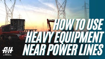 How to Safely Operate Equipment Near Overhead Power Lines? | Construction Power Line Safety 2022