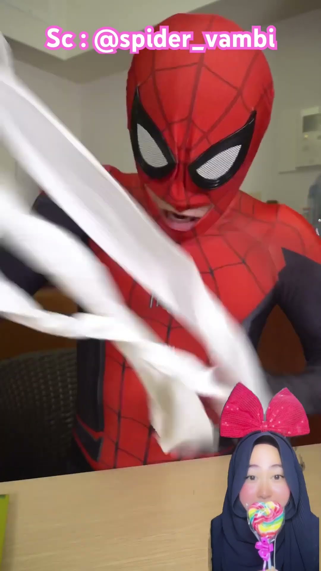 SPIDERMAN DAN PIKACHU BERSAHABAT ⁉️? @spider_vambi #shorts #funny #dubbing