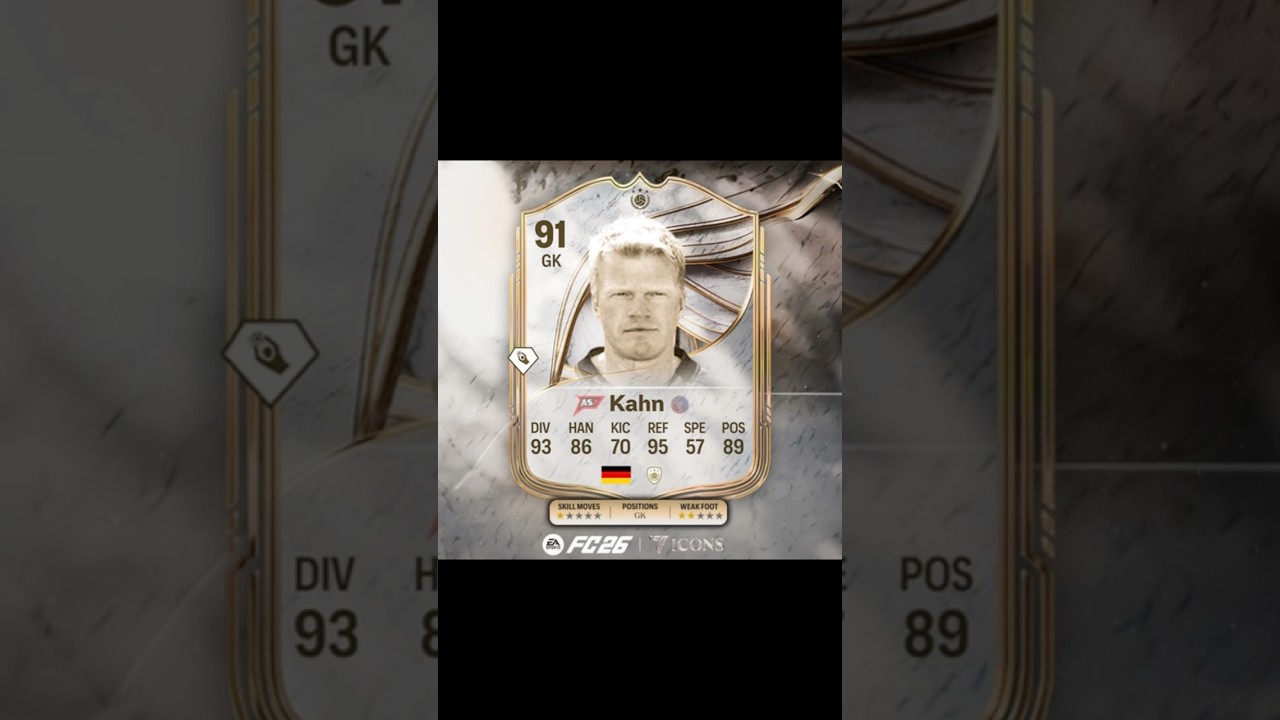 🚨 EA FC 26 ; CONFIRMED ✅ RATINGS - Oliver Kahn 🇩🇪 